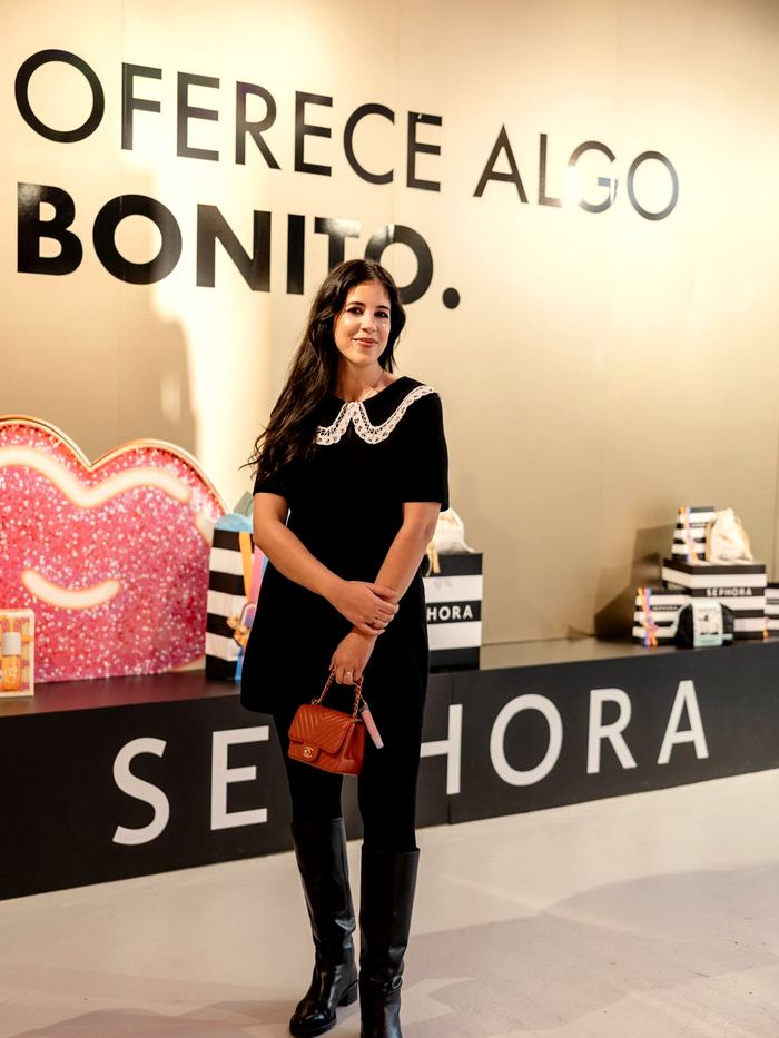 Ana Leonor num evento Sephora